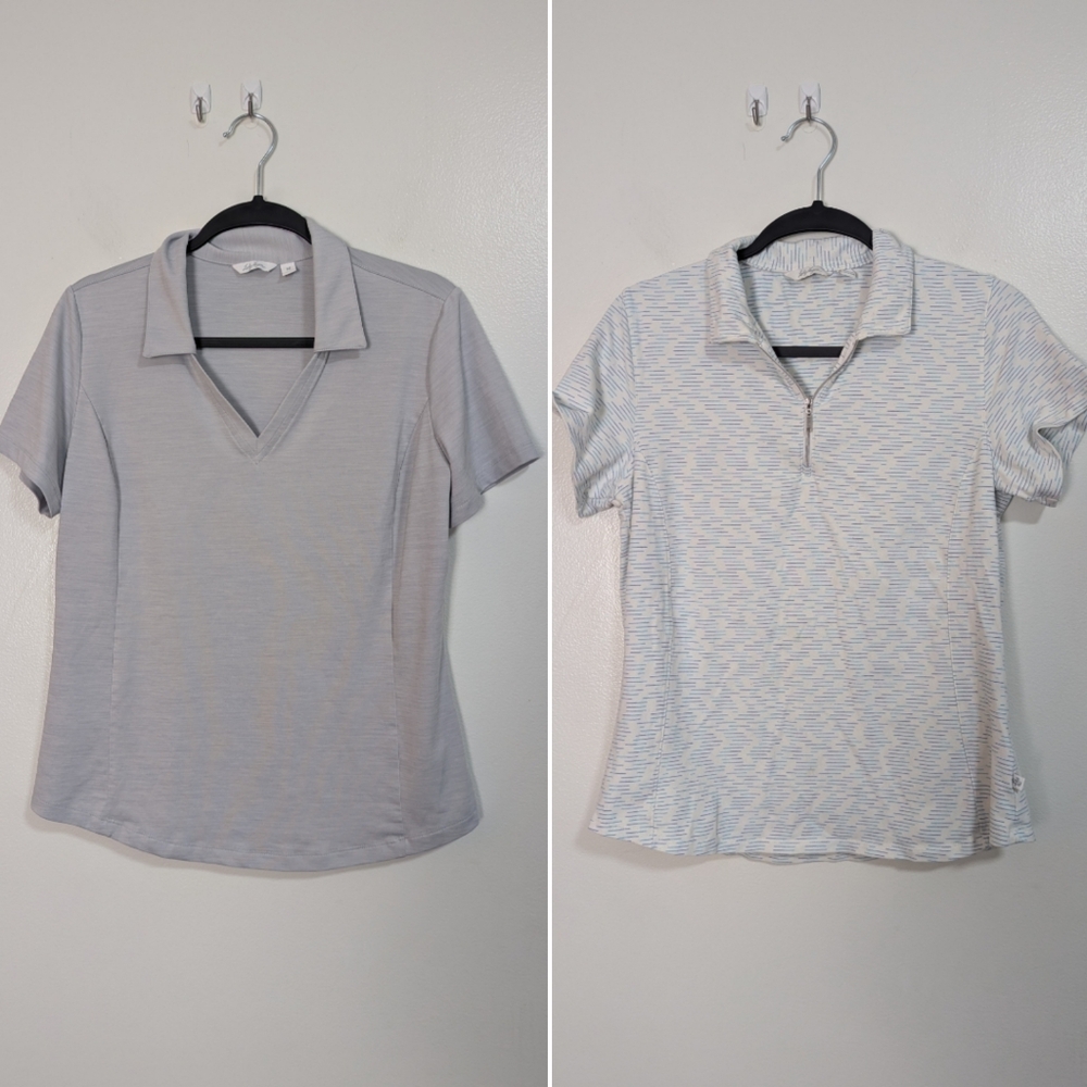 Lady Hagen Golf Performance Short Sleeve 2 Shirt Bundle Size Medium‎